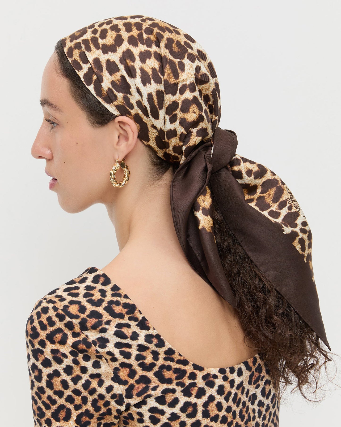 Beverly Leopard Silk Scarf | Loeffler Randall Women