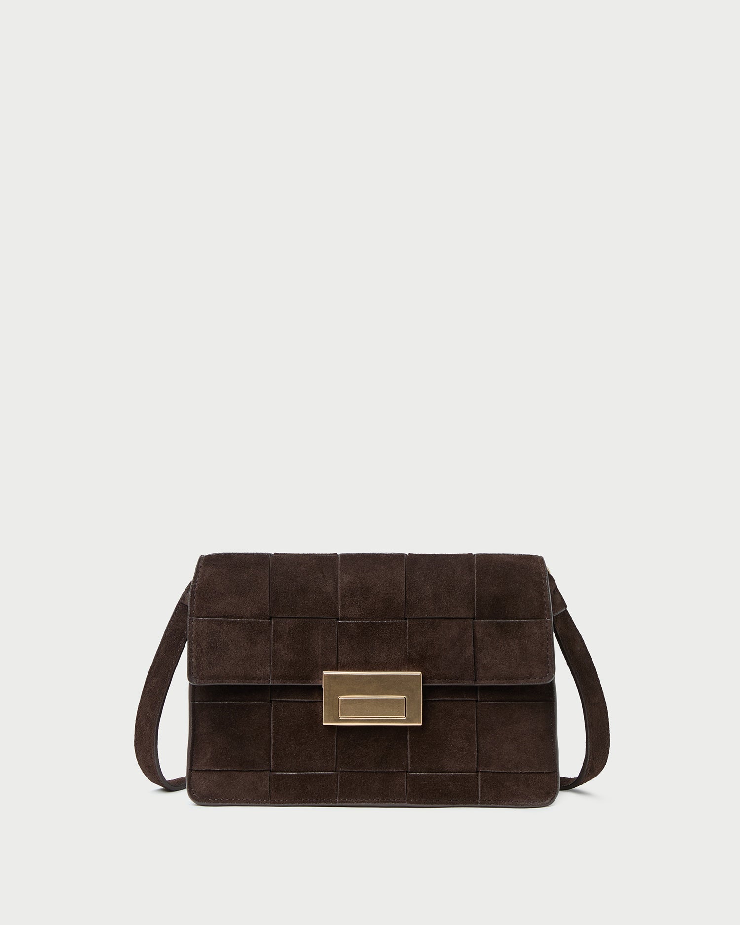 Delphine Brown Suede Shoulder Bag | Loeffler Randall Women