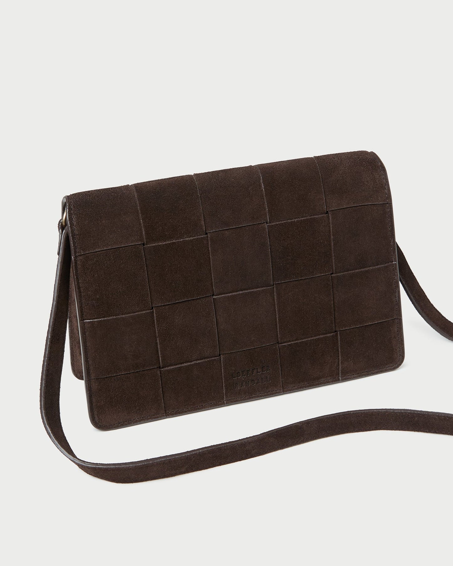 Delphine Brown Suede Shoulder Bag | Loeffler Randall Women