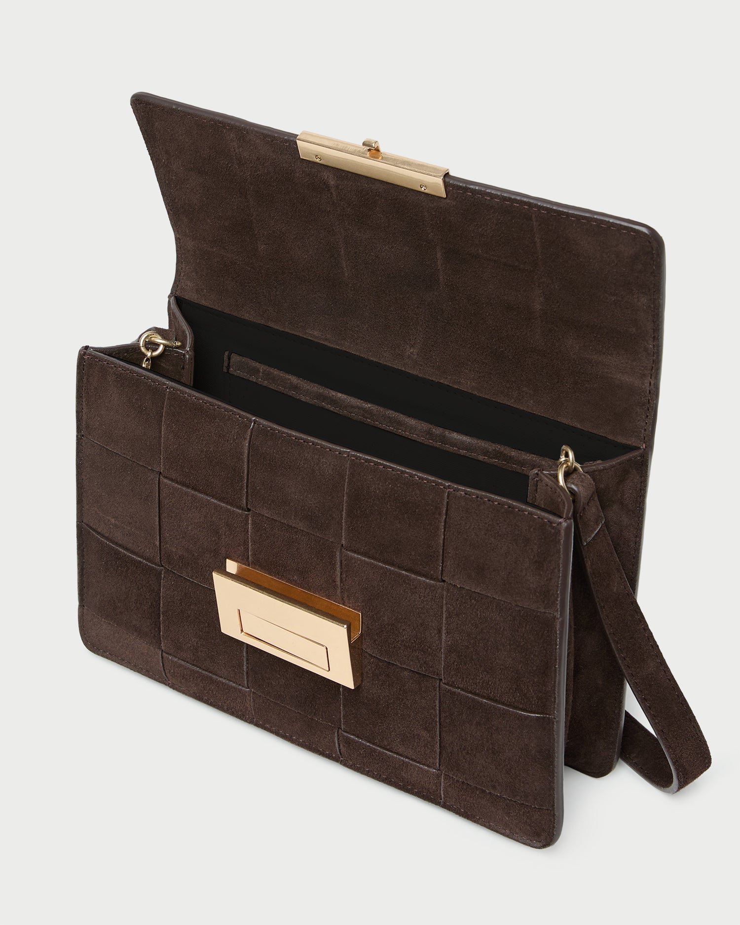 Delphine Brown Suede Shoulder Bag | Loeffler Randall Women