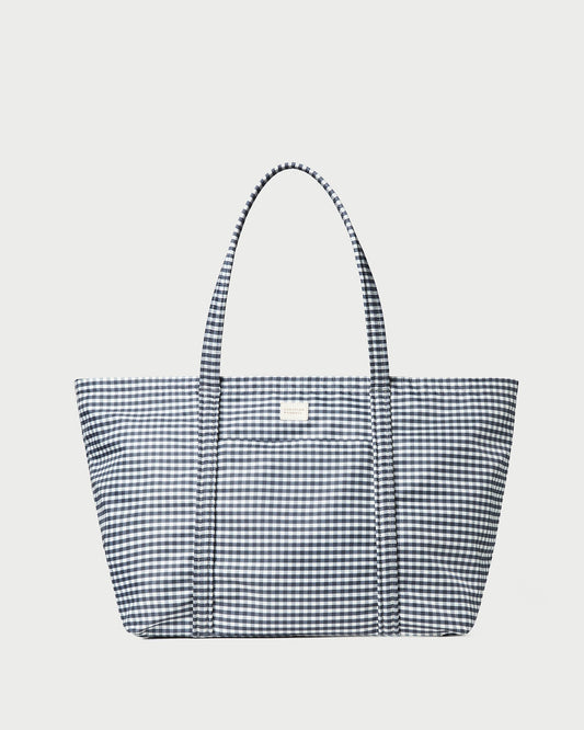 Dina Black/White Gingham Travel Tote | Loeffler Randall Women