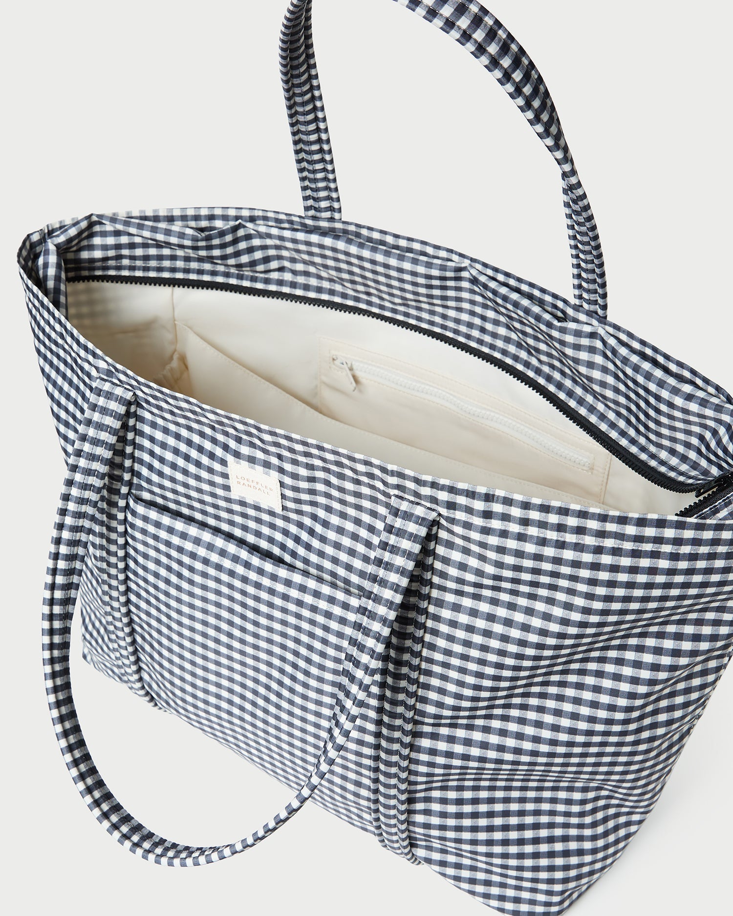Dina Black/White Gingham Travel Tote | Loeffler Randall Women