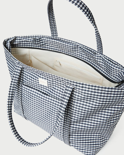 Dina Black/White Gingham Travel Tote | Loeffler Randall Women
