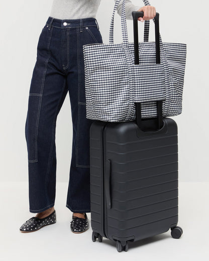 Dina Black/White Gingham Travel Tote | Loeffler Randall Women