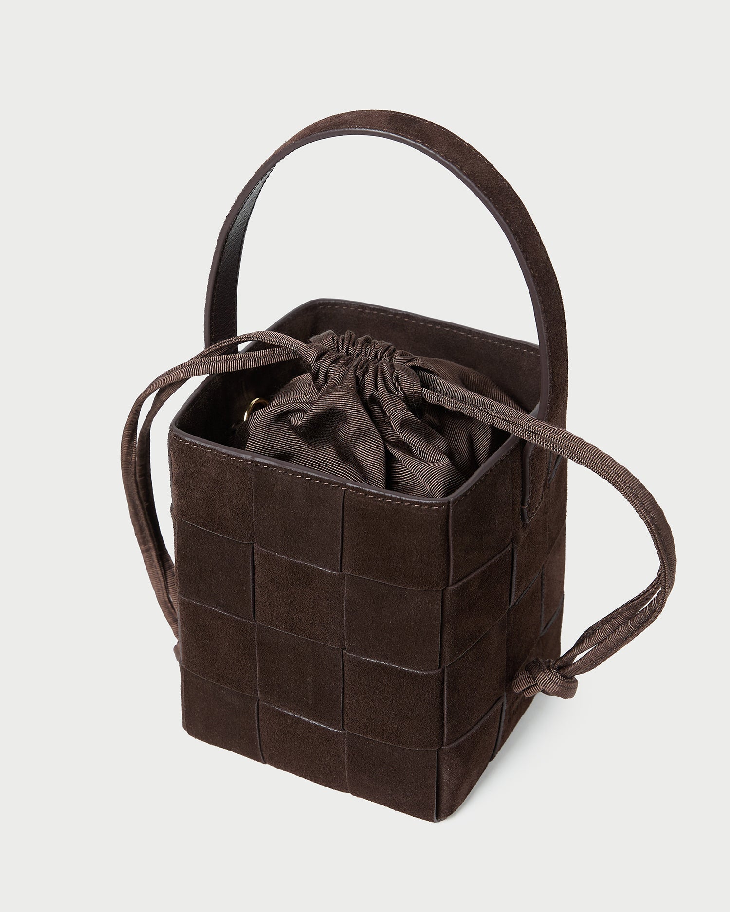 Laith Brown Suede Bucket Bag | Loeffler Randall Women