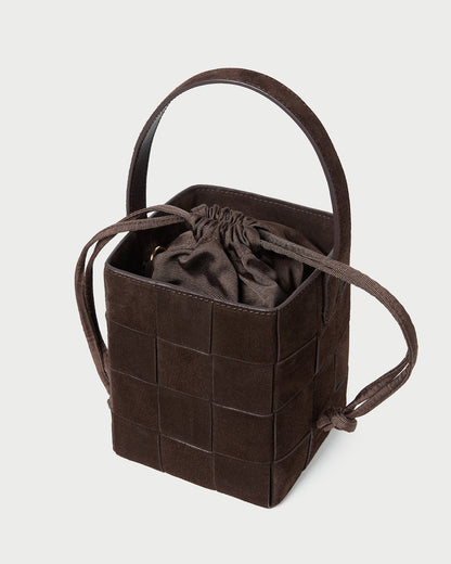 Laith Brown Suede Bucket Bag | Loeffler Randall Women