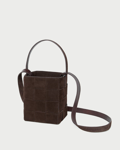 Laith Brown Suede Bucket Bag | Loeffler Randall Women