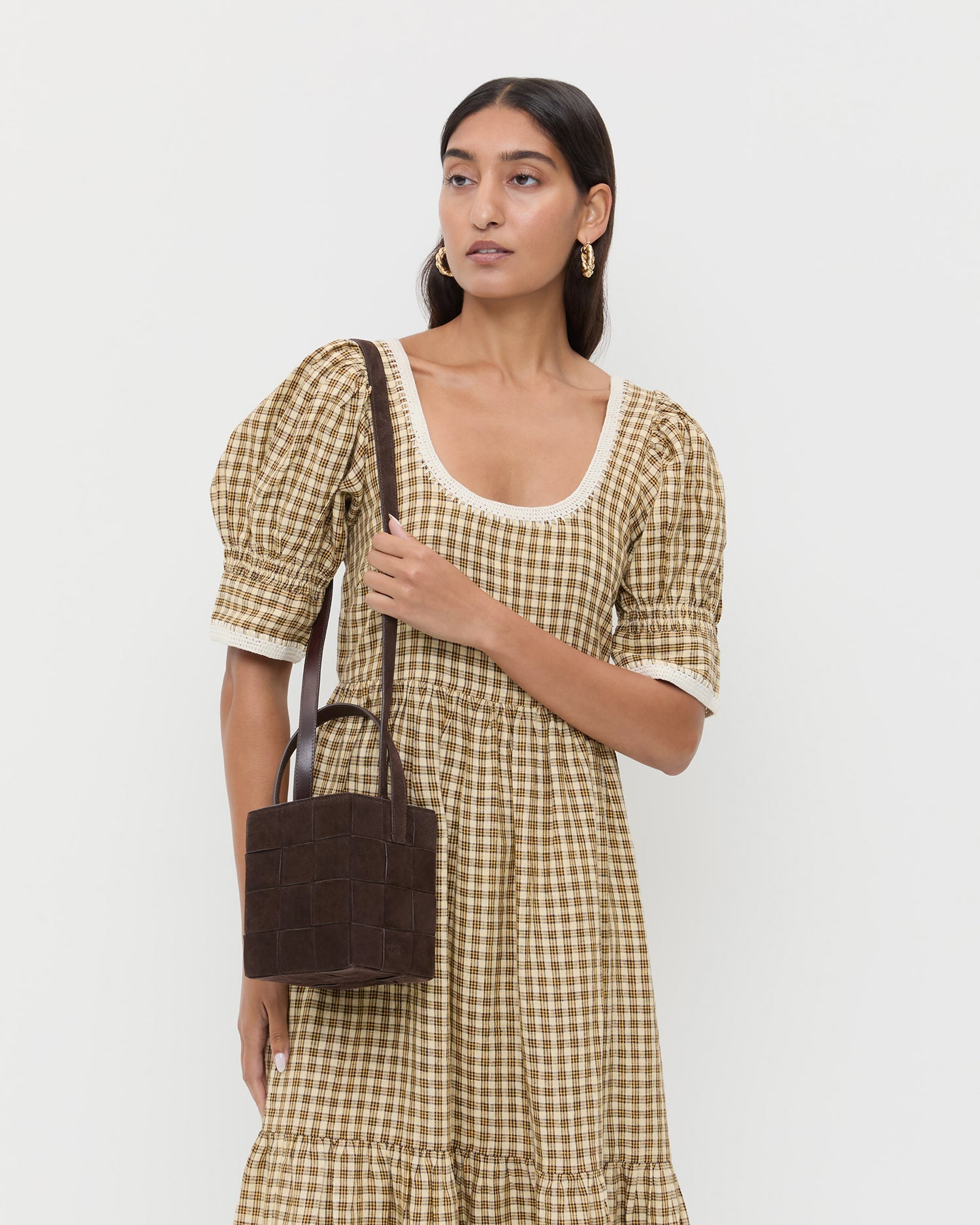 Laith Brown Suede Bucket Bag | Loeffler Randall Women