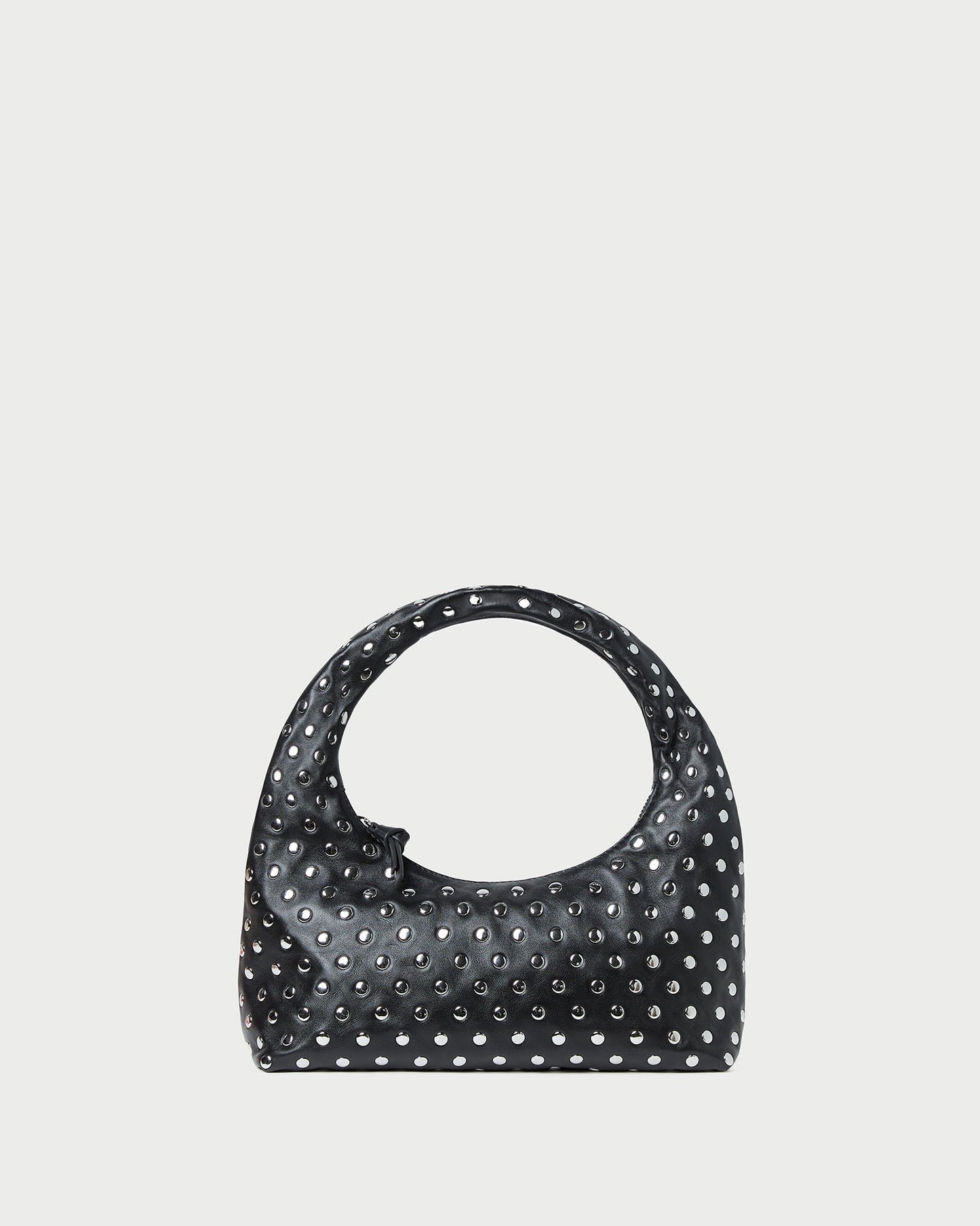 Mercer Black/Silver Leather Shoulder Bag | Loeffler Randall Women