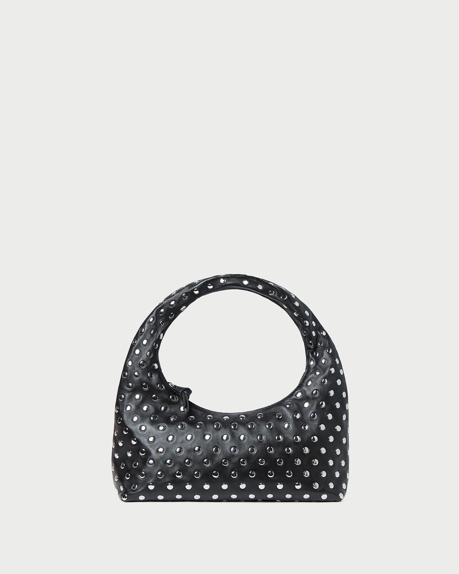 Mercer Black/Silver Leather Shoulder Bag | Loeffler Randall Women