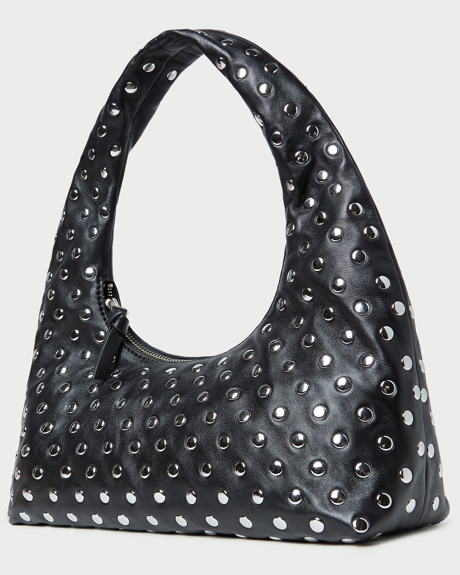 Mercer Black/Silver Leather Shoulder Bag | Loeffler Randall Women