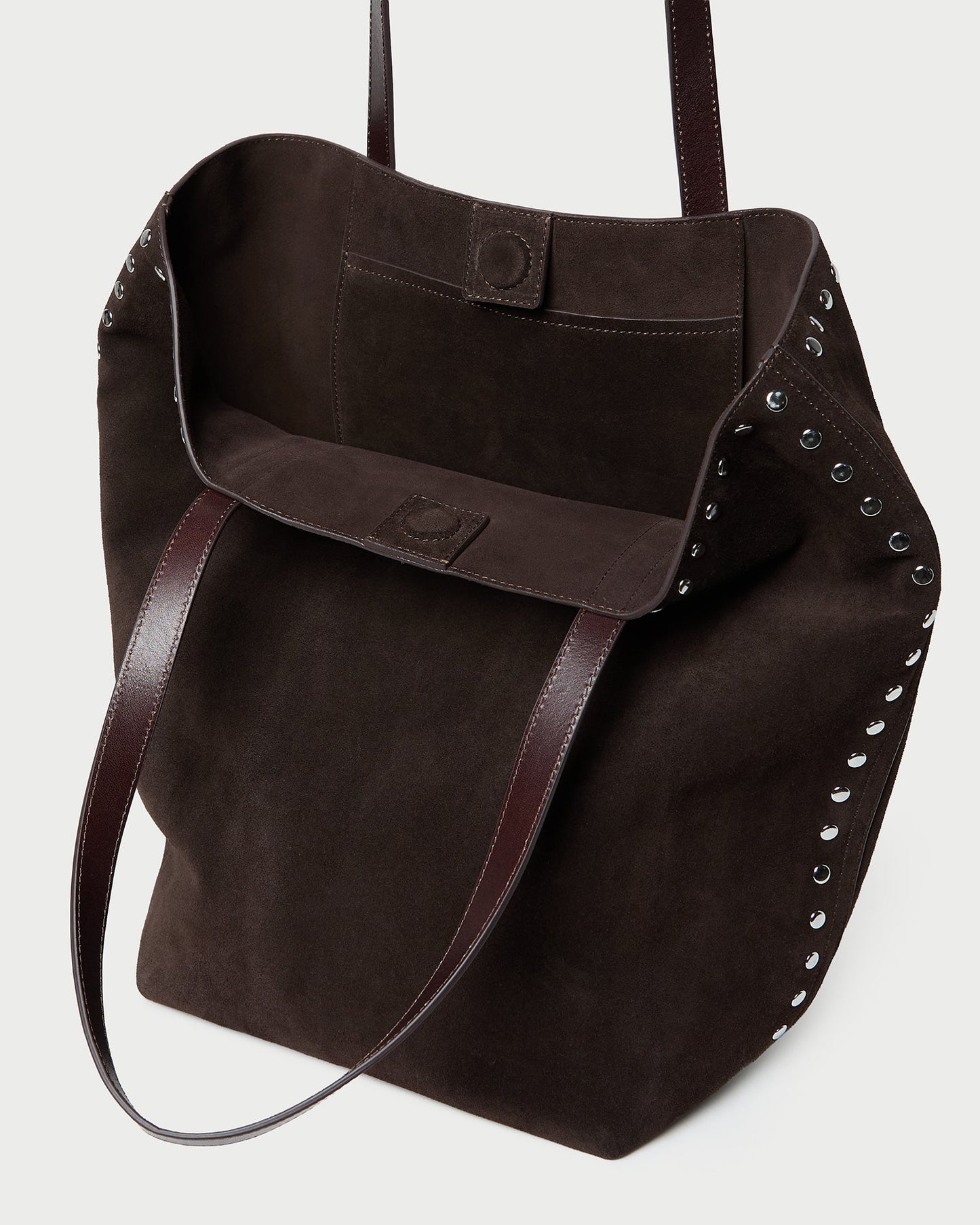 Walker Brown/Silver Suede Tote | Loeffler Randall Women
