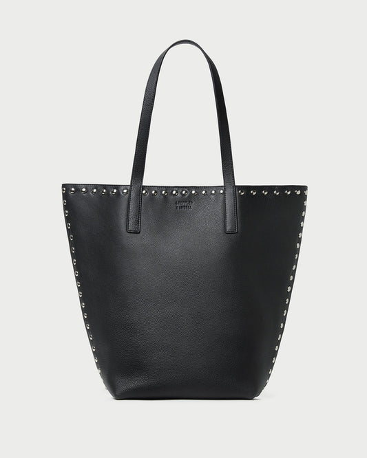 Walker Black/Silver Leather Tote | Loeffler Randall Women