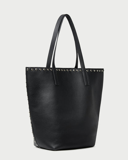 Walker Black/Silver Leather Tote | Loeffler Randall Women