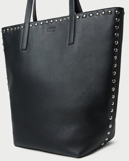 Walker Black/Silver Leather Tote | Loeffler Randall Women