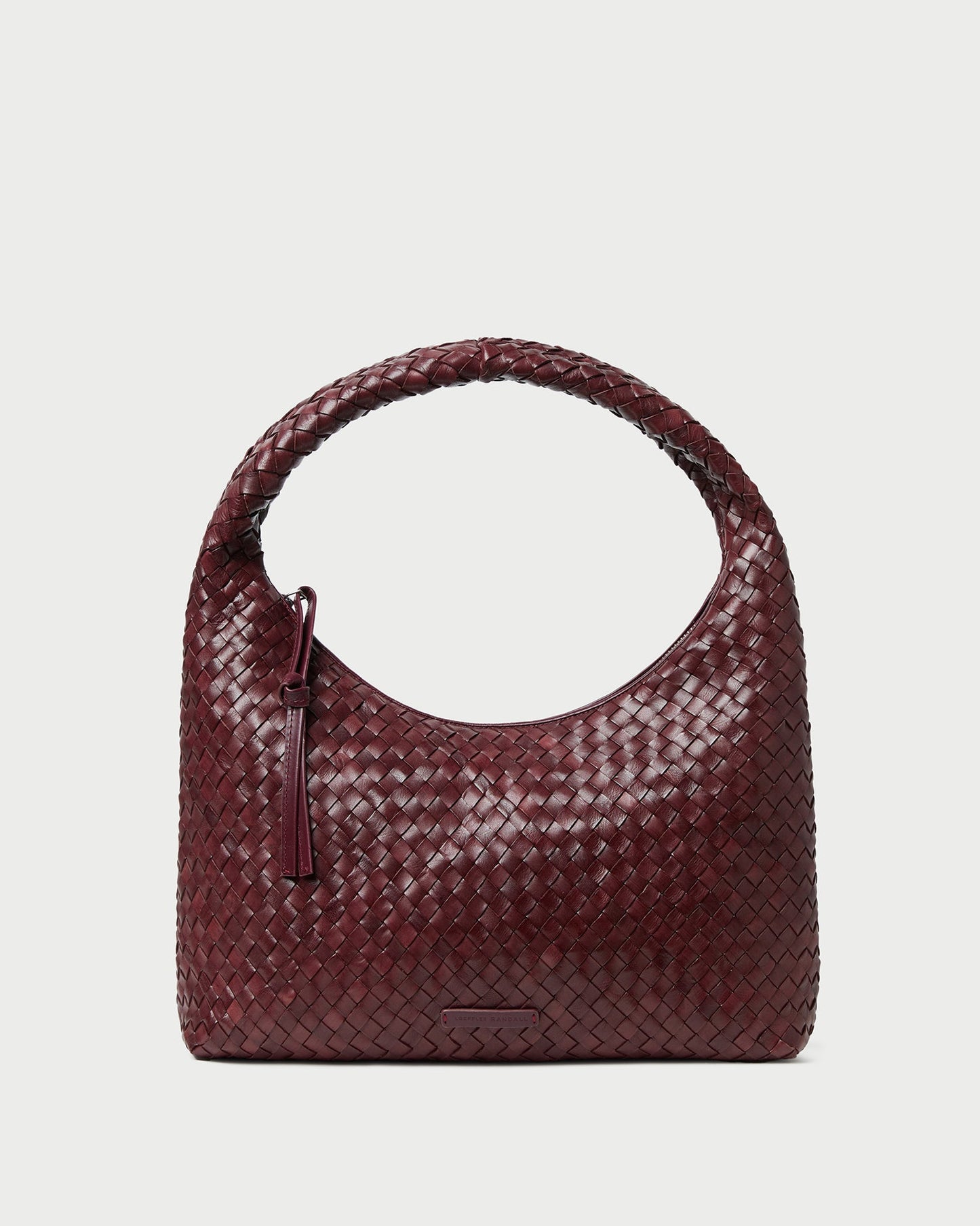 Willow Maroon Woven Hobo Bag | Loeffler Randall Women