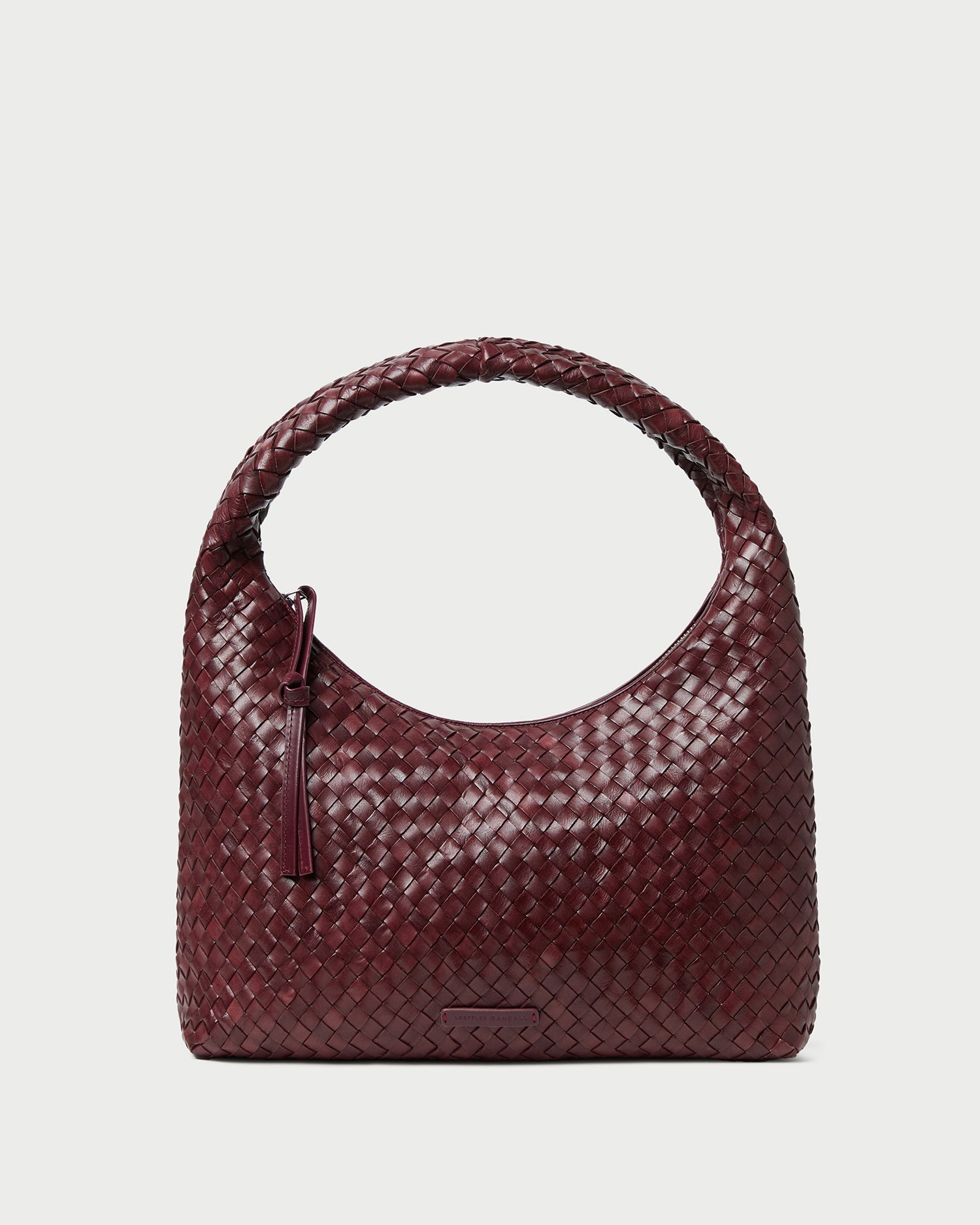 Willow Maroon Woven Hobo Bag | Loeffler Randall Women