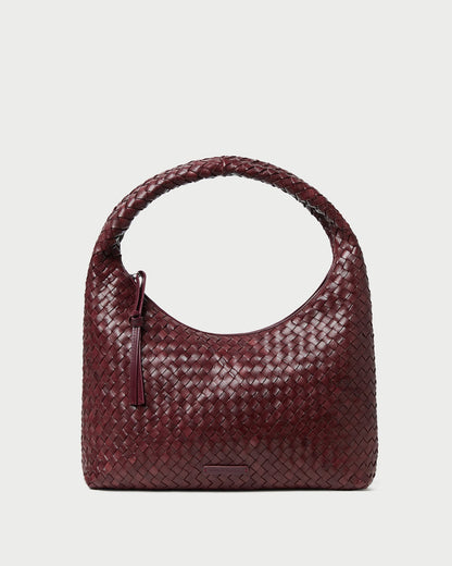 Willow Maroon Woven Hobo Bag | Loeffler Randall Women