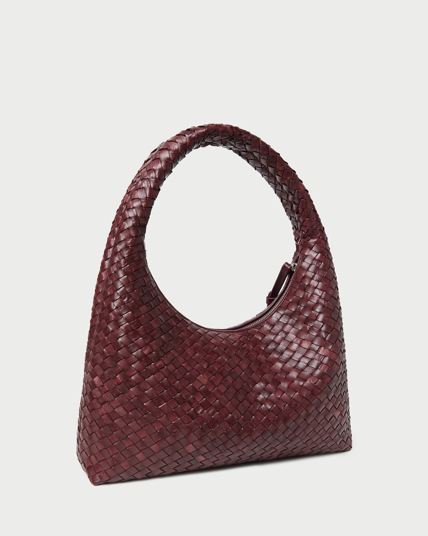 Willow Maroon Woven Hobo Bag | Loeffler Randall Women