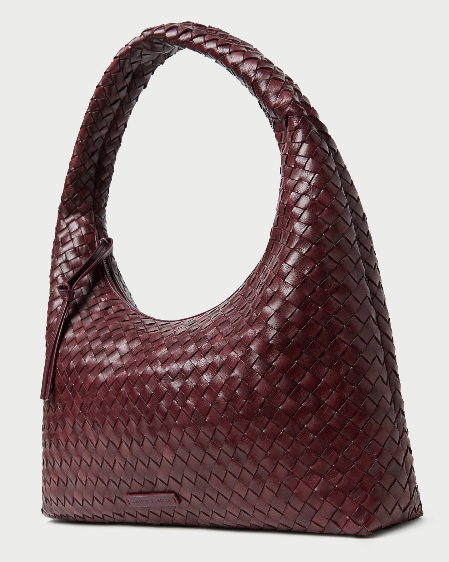 Willow Maroon Woven Hobo Bag | Loeffler Randall Women