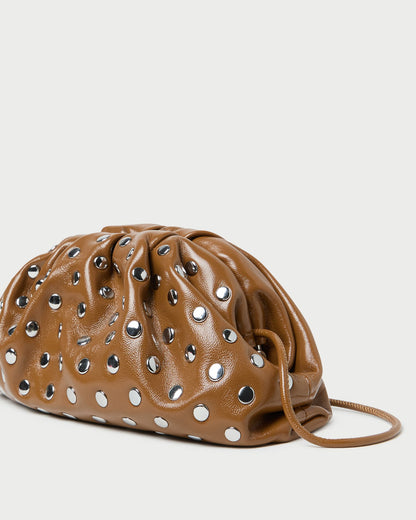 Bailey Safari/Silver Leather Dome Clutch | Loeffler Randall Women