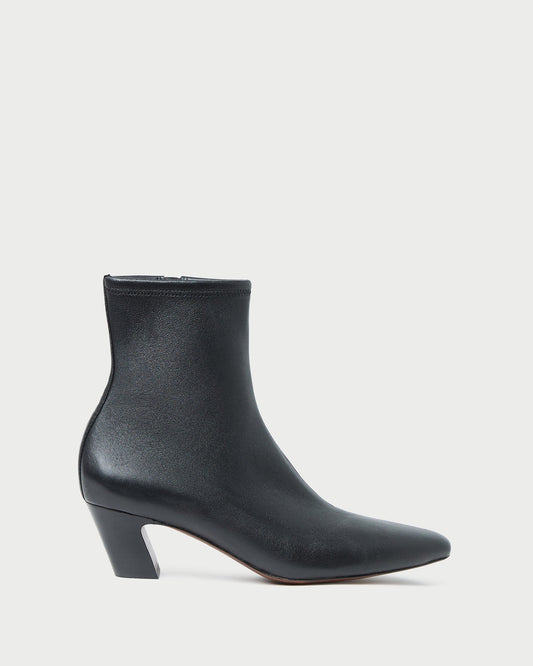 Doria Black Leather Ankle Boot | Loeffler Randall Women