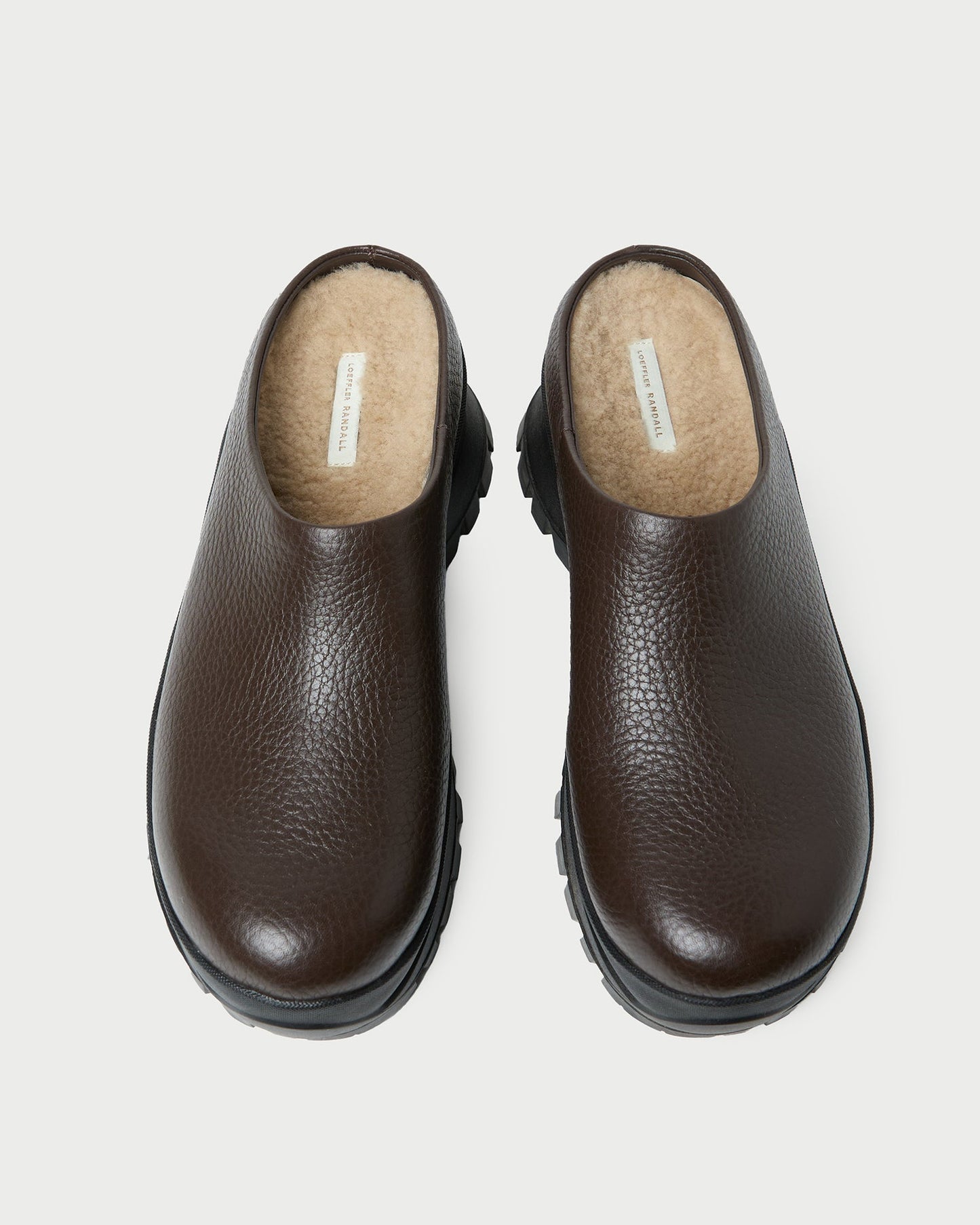 Gemma Brown Leather Lug Mule | Loeffler Randall Women