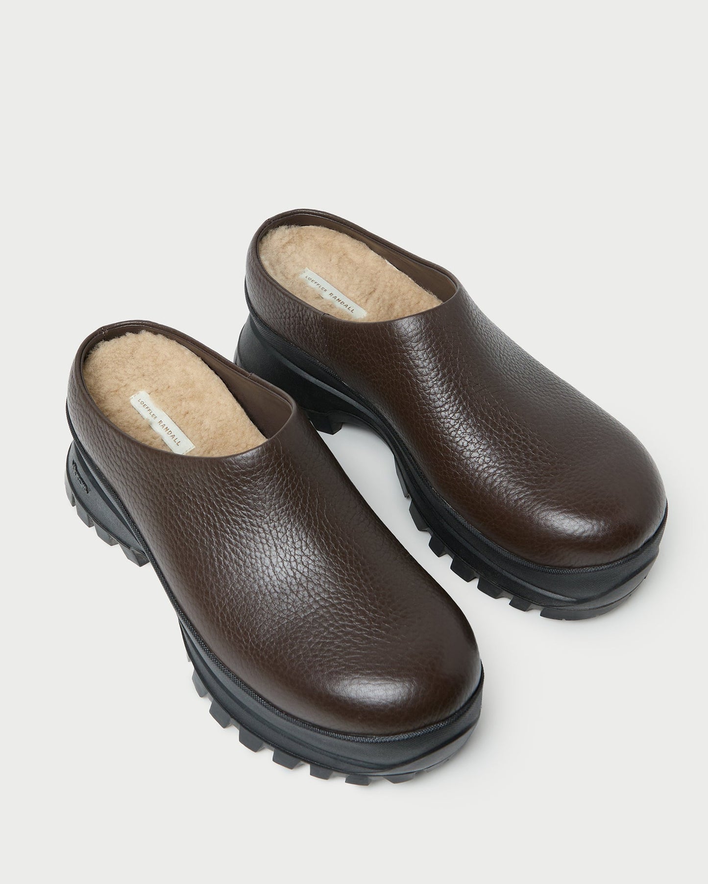 Gemma Brown Leather Lug Mule | Loeffler Randall Women