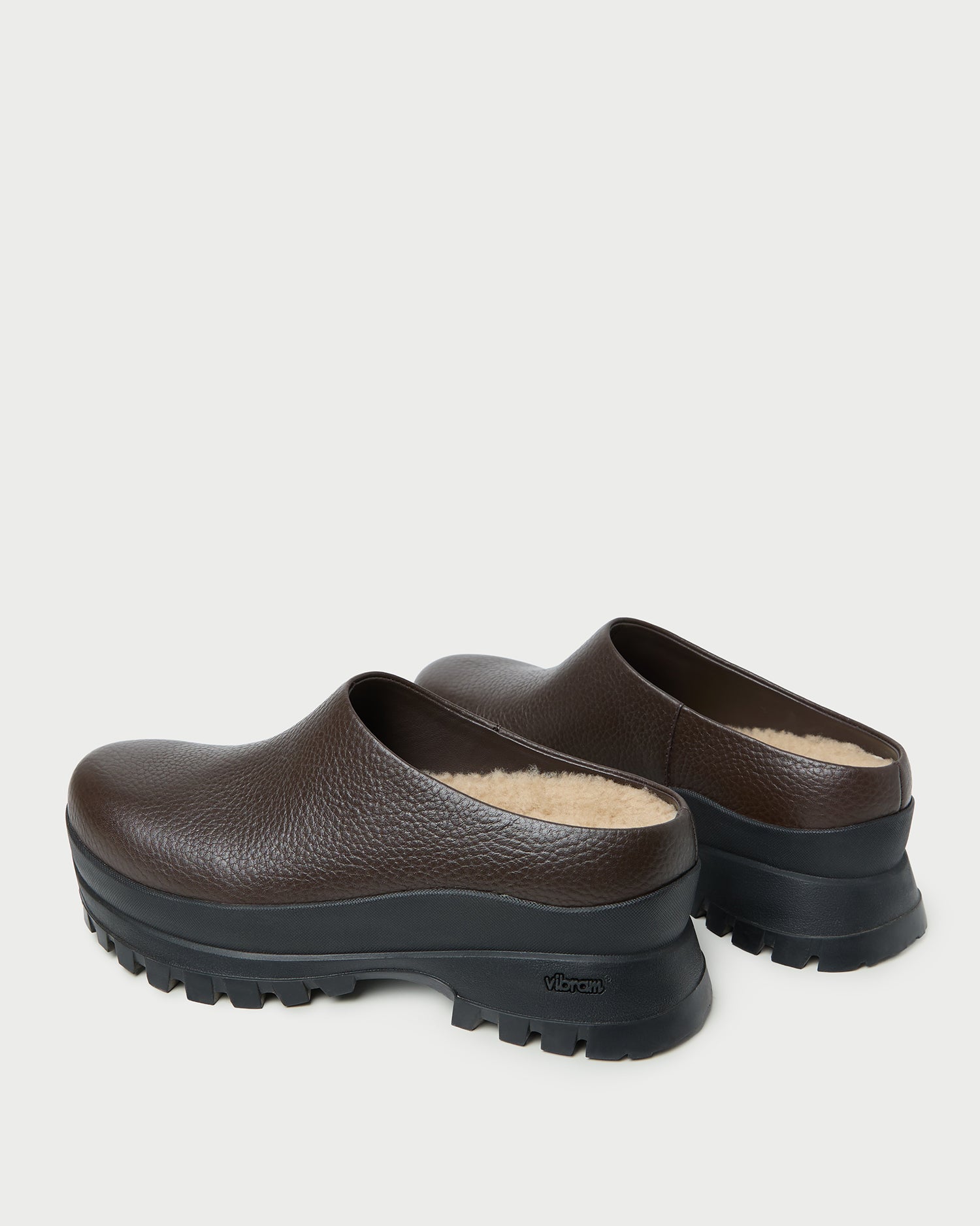 Gemma Brown Leather Lug Mule | Loeffler Randall Women