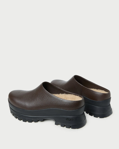 Gemma Brown Leather Lug Mule | Loeffler Randall Women