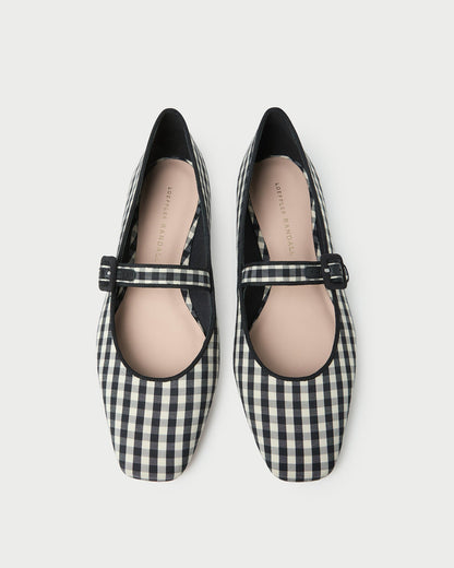 Ginger Black/White Gingham Mary Jane | Loeffler Randall Women