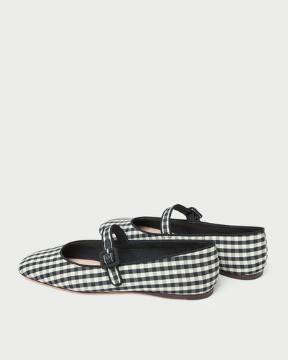Ginger Black/White Gingham Mary Jane | Loeffler Randall Women