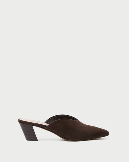 Perry Brown Suede Mule | Loeffler Randall Women