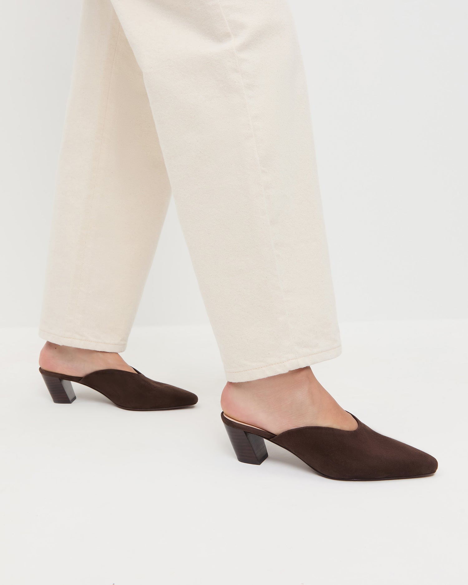 Perry Brown Suede Mule | Loeffler Randall Women