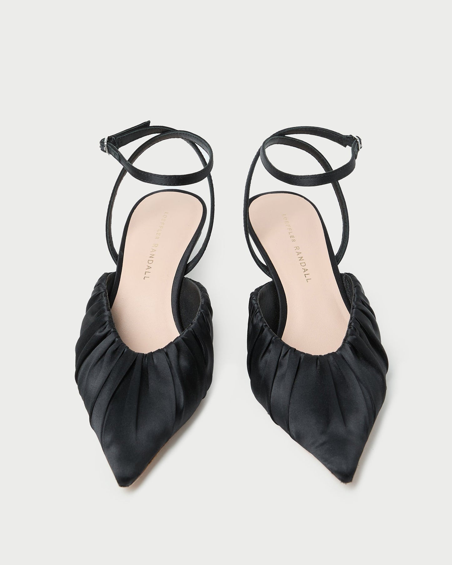 Rio Black Satin Kitten Heel | Loeffler Randall Women