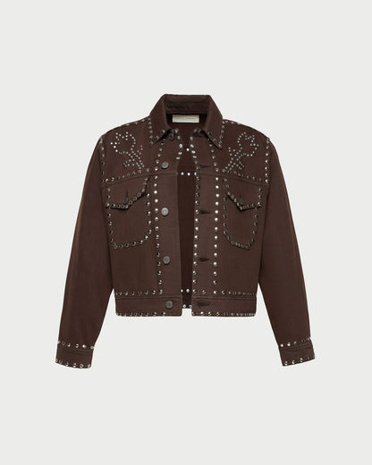 Elijah Studded Denim Jacket | Loeffler Randall Women