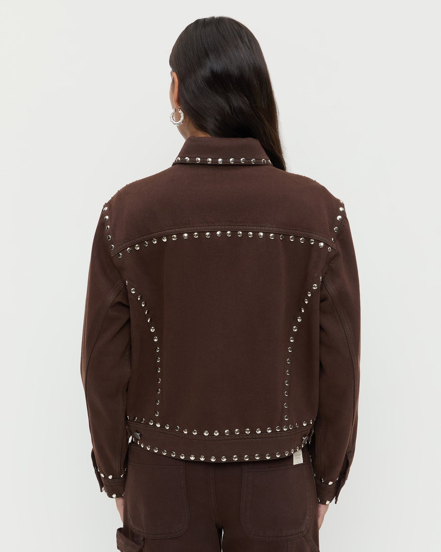 Elijah Studded Denim Jacket | Loeffler Randall Women