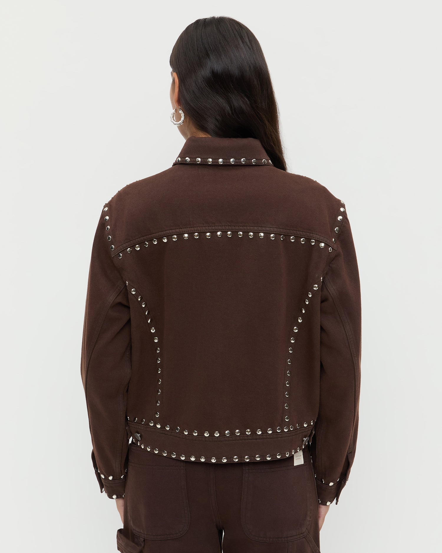 Elijah Studded Denim Jacket | Loeffler Randall Women