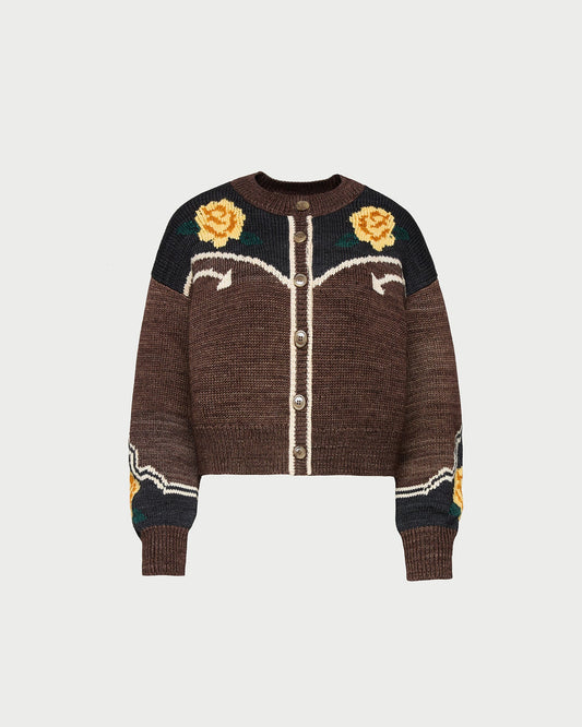 Linda Intarsia Cardigan | Loeffler Randall Women