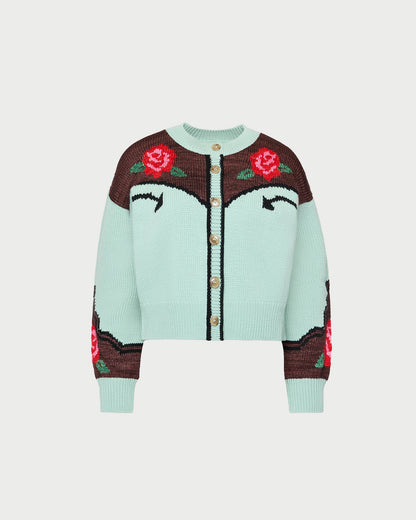 Linda Intarsia Cardigan | Loeffler Randall Women