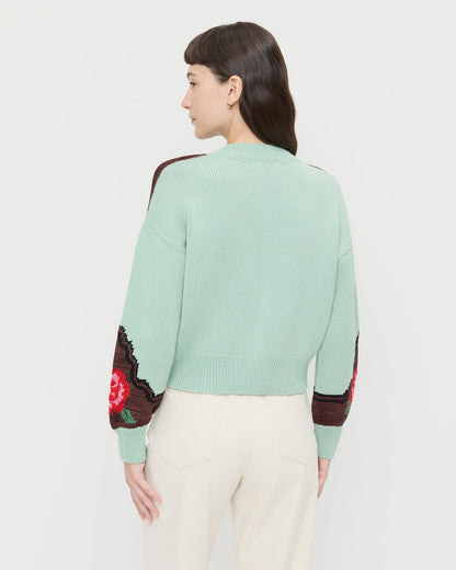 Linda Intarsia Cardigan | Loeffler Randall Women
