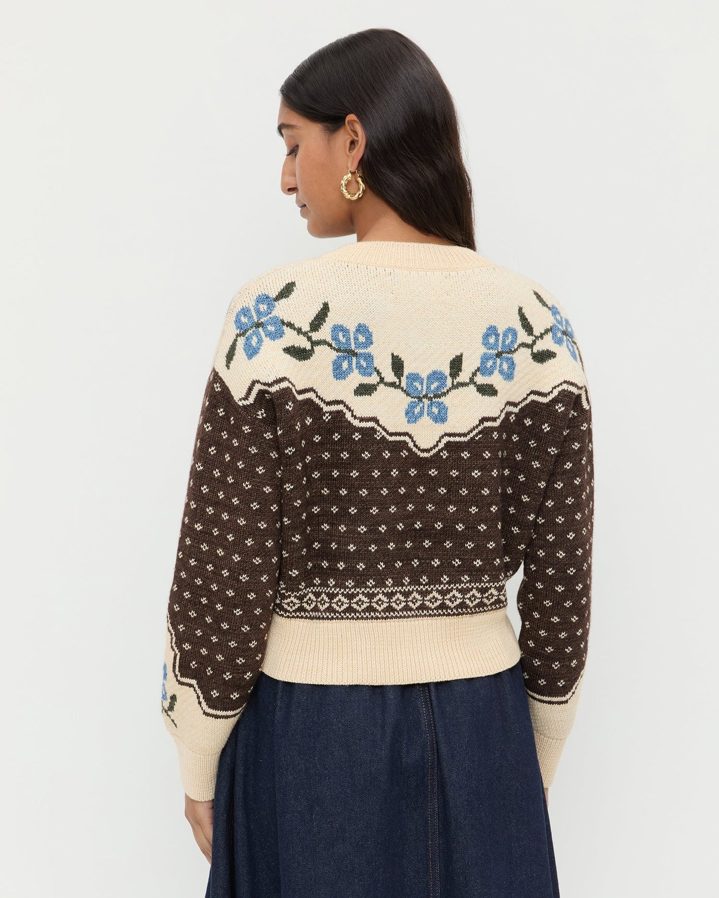 Idris Intarsia Cardigan | Loeffler Randall Women