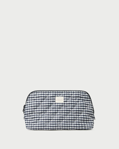Frances Black/White Gingham Cosmetic Pouch | Loeffler Randall Women