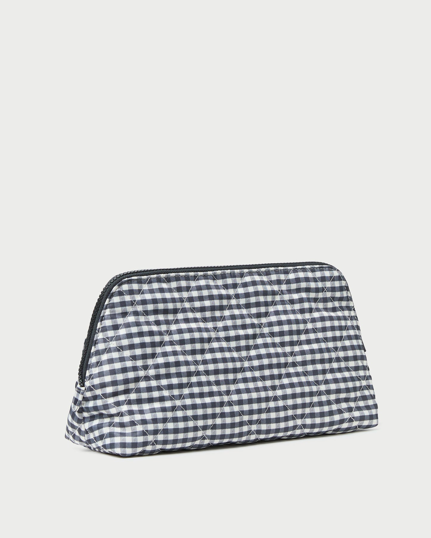 Frances Black/White Gingham Cosmetic Pouch | Loeffler Randall Women
