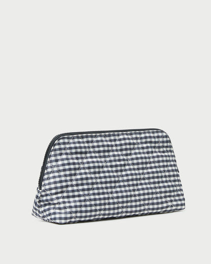 Frances Black/White Gingham Cosmetic Pouch | Loeffler Randall Women