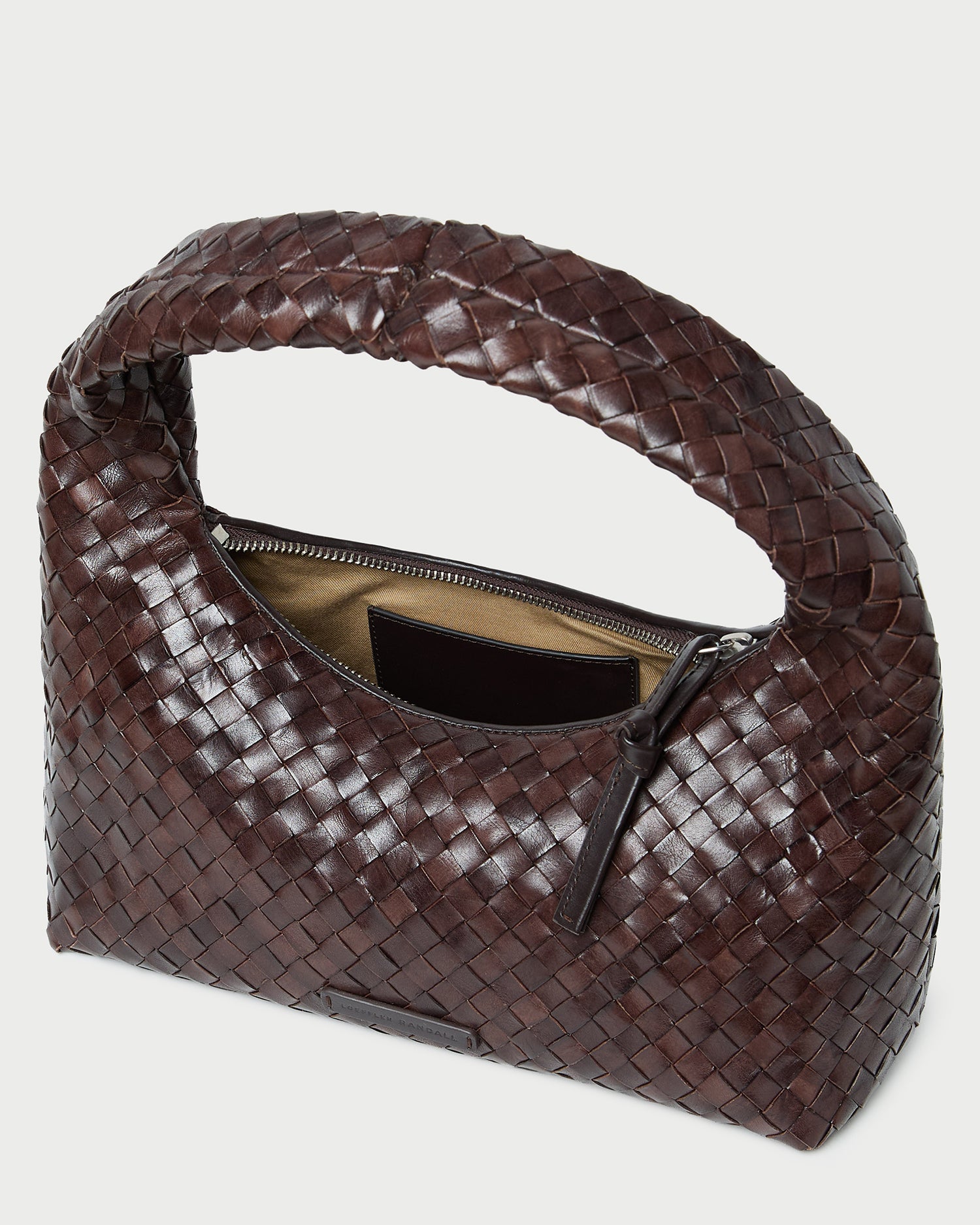 Mercer Chocolate Woven Shoulder Bag | Loeffler Randall Women