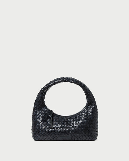 Mercer Black Woven Shoulder Bag | Loeffler Randall Women