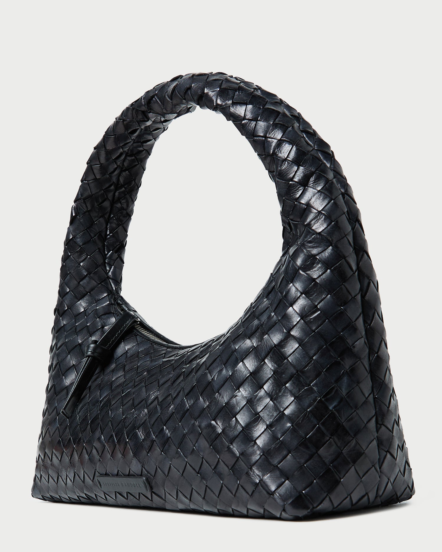 Mercer Black Woven Shoulder Bag | Loeffler Randall Women