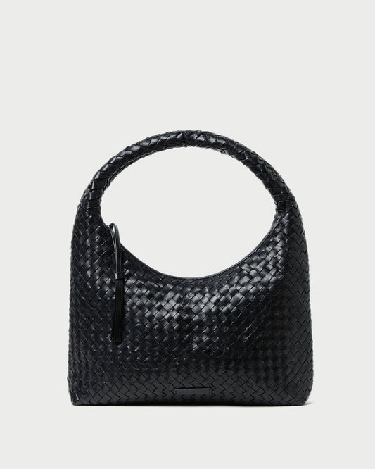 Willow Black Woven Hobo Bag | Loeffler Randall Women