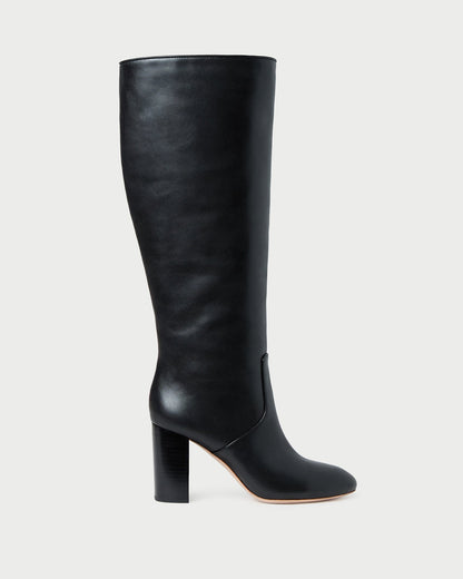 Goldy Black Wide-Calf Boot | Loeffler Randall Women